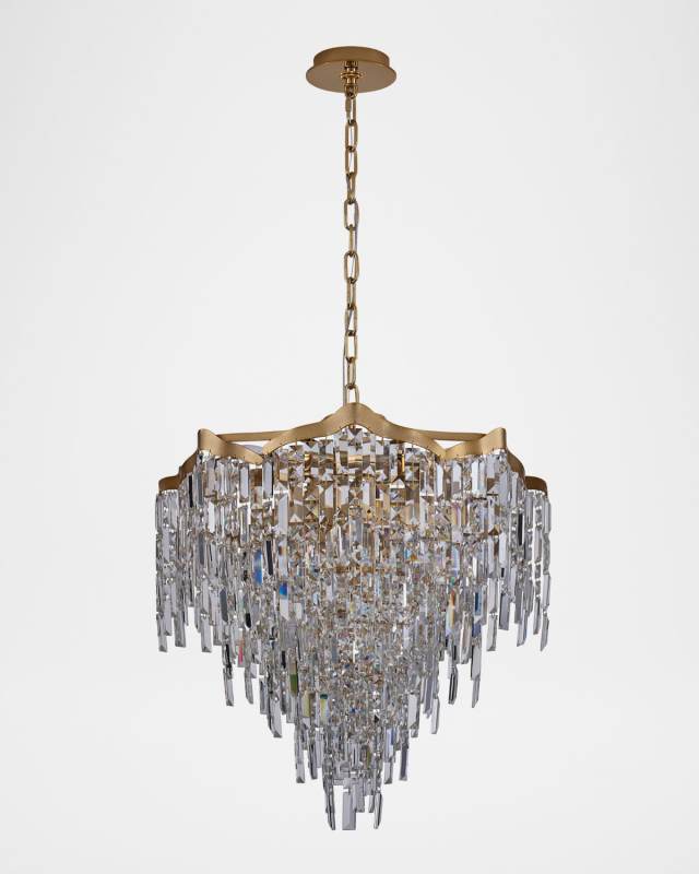 Cadere 26" 15-Light Crystal Chandelier
